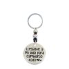 LLAVERO AMIGAS PERSONALIZADO EN ZAMAK BAÑO PLATA Y CUERO. MODELO LLEGASTE A MI VIDA