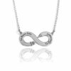 COLLAR INFINITO LA MEJOR SEÑO FABRICADO EN PLATA 925. MODELO LÁPIZ