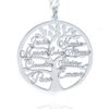 COLLAR ÁRBOL DE LA VIDA CON NOMBRES PERSONALIZADO EN PLATA 925. MODELO STD 30MM