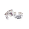 ANILLO PARA MUJER CON NOMBRES PERSONALIZADOS – AJUSTABLE, PLATA 925/1000 – REGALO DÍA DE LA MADRE MODELO TRIPLE AR