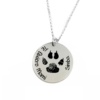 COLLAR MEDALLA TE QUIERO MAMI PLATA DE LEY 925 | PERSONALIZADO CON NOMBRE Y HUELLAS | CADENA DE 35+5 CM O 45+5 CM | GRABADO CARA DOBLE OPCIONAL | REGALO DÍA DE LA MADRE